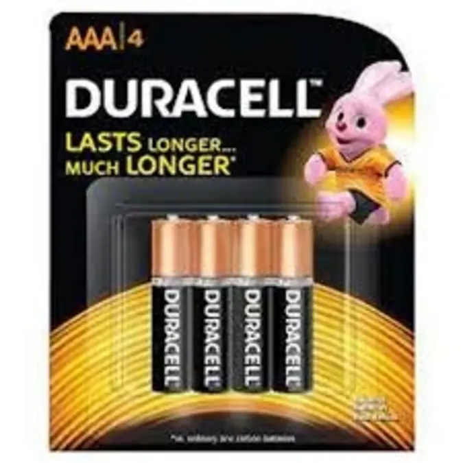 Duracell Battery Aaa 4 Pieces